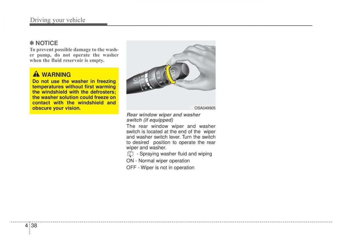 KIA Rio Pride DE owners manual / page 164