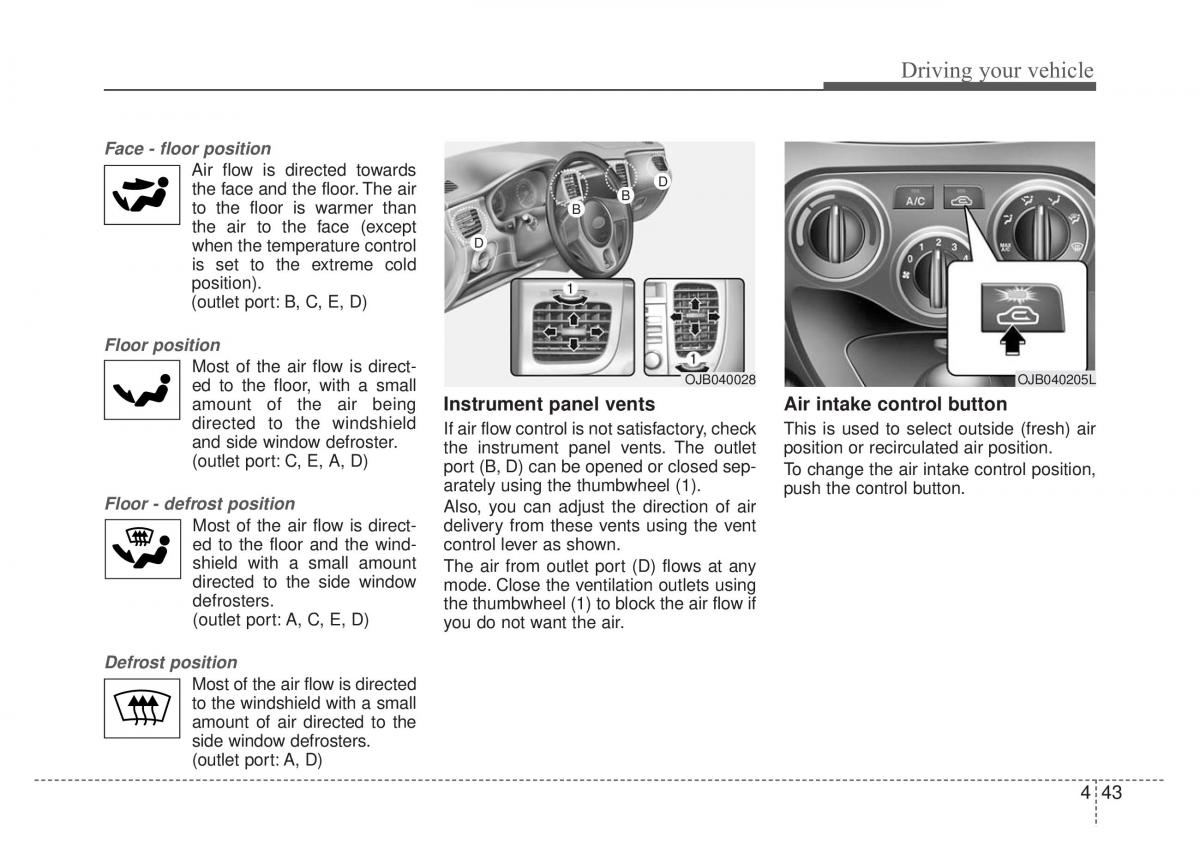 KIA Rio Pride DE owners manual / page 169