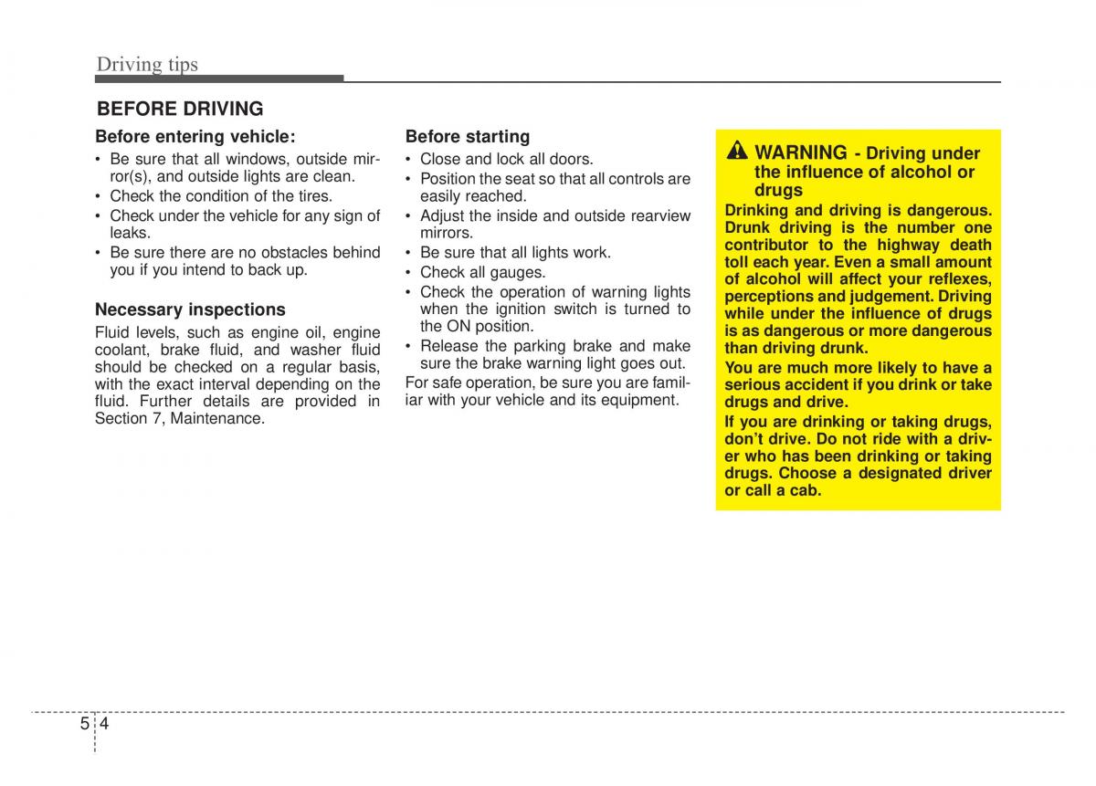 KIA Rio Pride DE owners manual / page 178