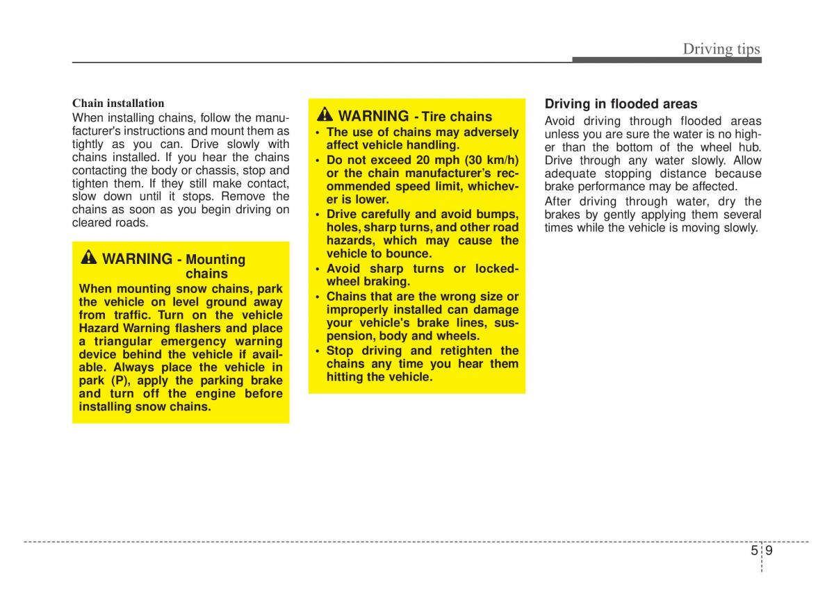 KIA Rio Pride DE owners manual / page 183