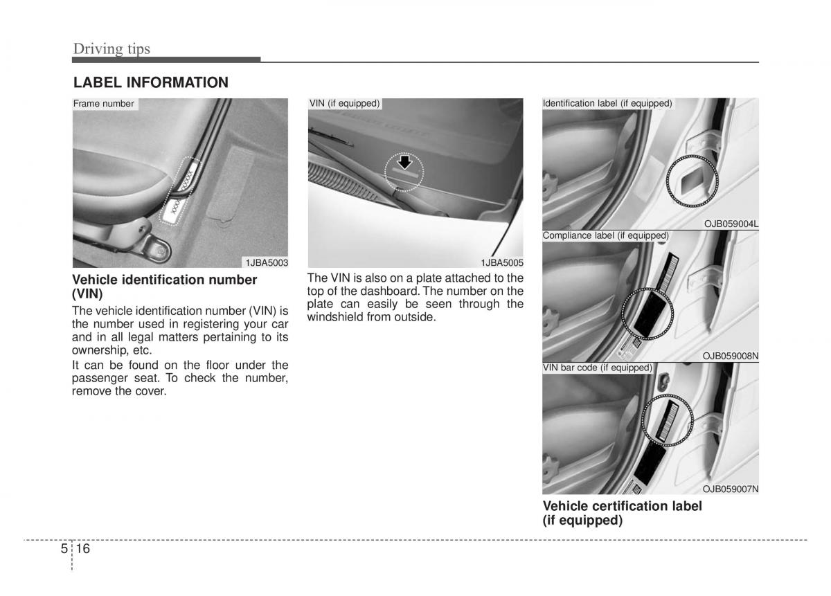 KIA Rio Pride DE owners manual / page 190