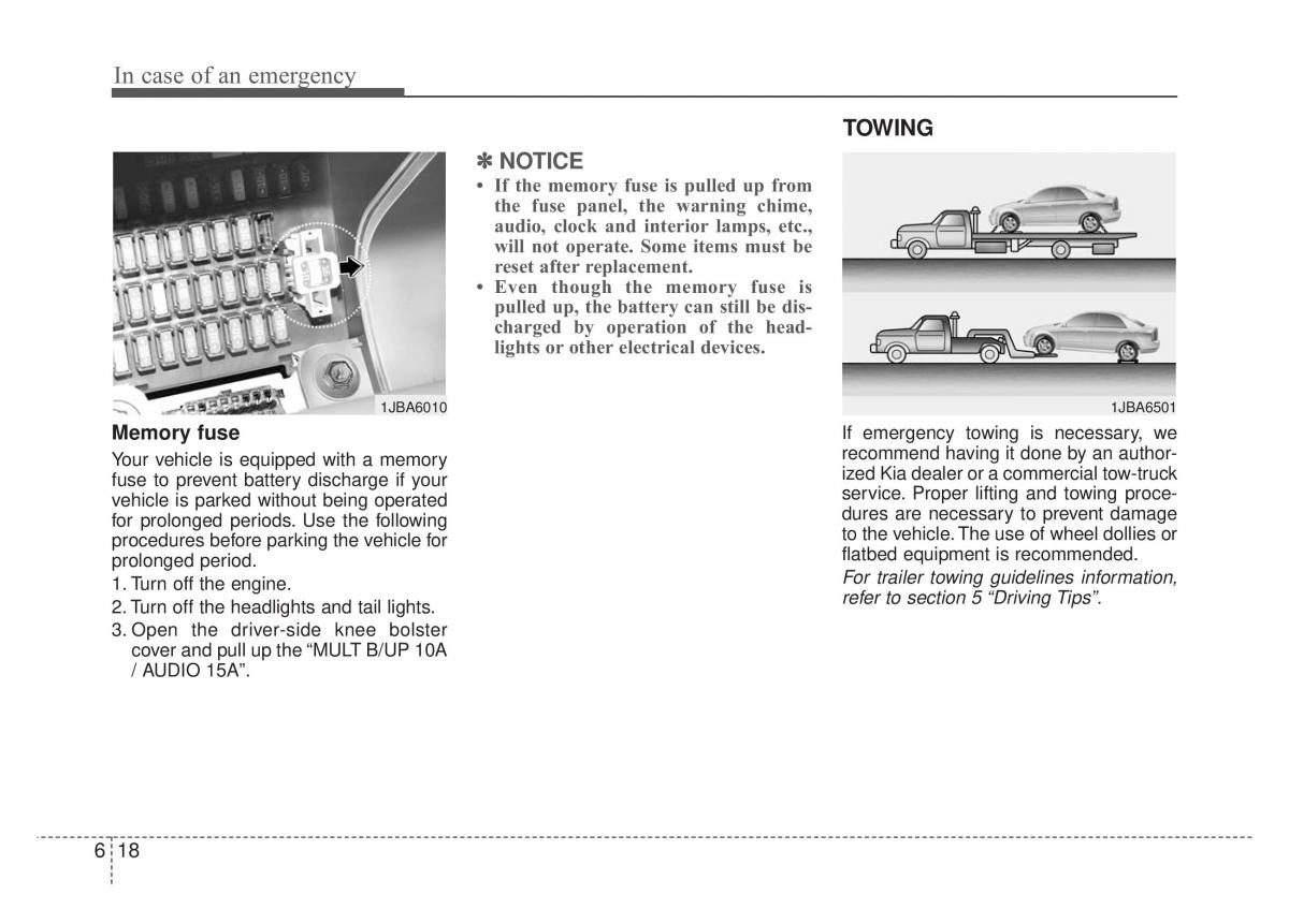 KIA Rio Pride DE owners manual / page 209