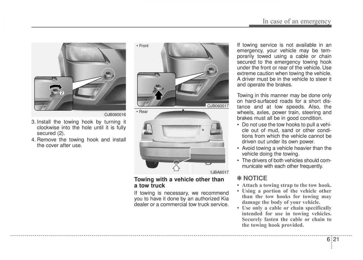 KIA Rio Pride DE owners manual / page 212