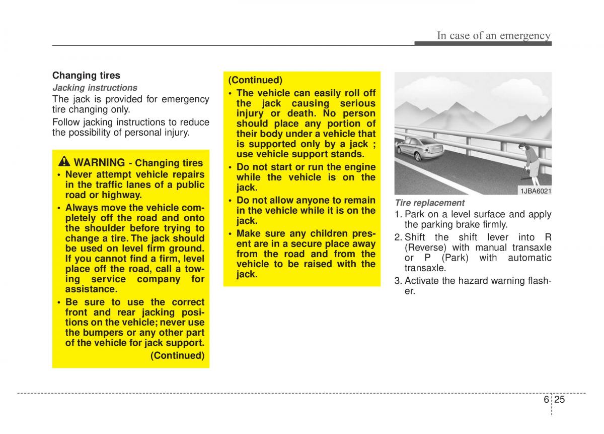 KIA Rio Pride DE owners manual / page 216