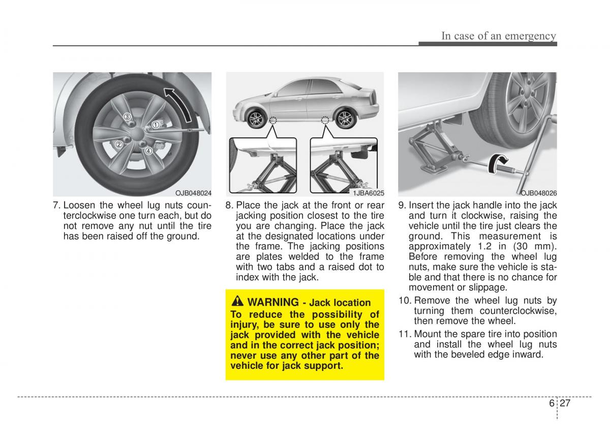 KIA Rio Pride DE owners manual / page 218