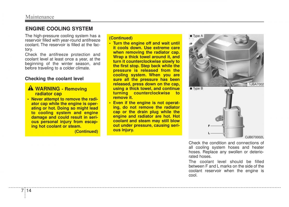 KIA Rio Pride DE owners manual / page 233