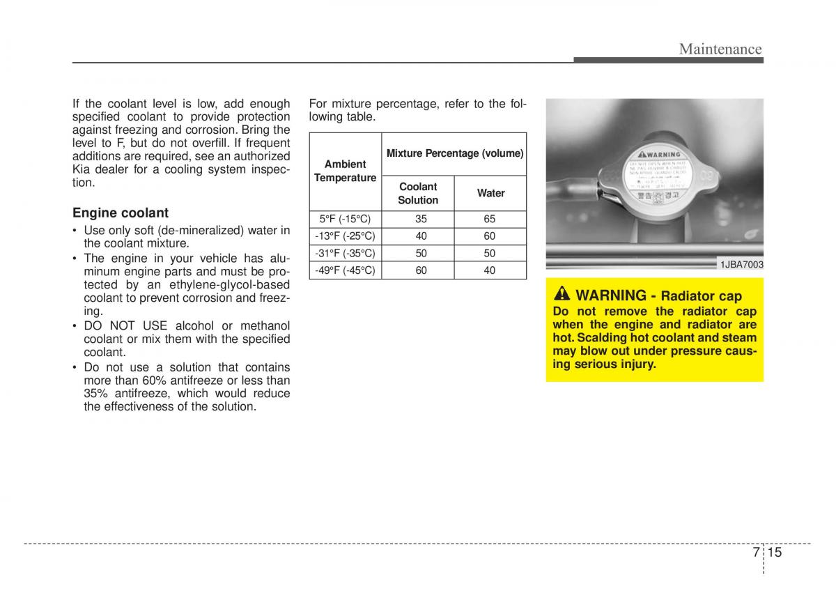 KIA Rio Pride DE owners manual / page 234