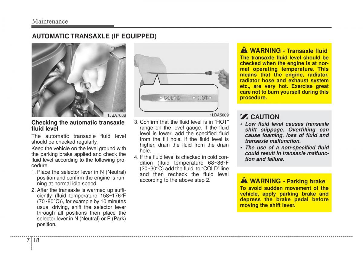 KIA Rio Pride DE owners manual / page 237