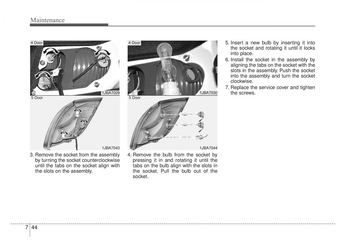 KIA Rio Pride DE owners manual / page 263