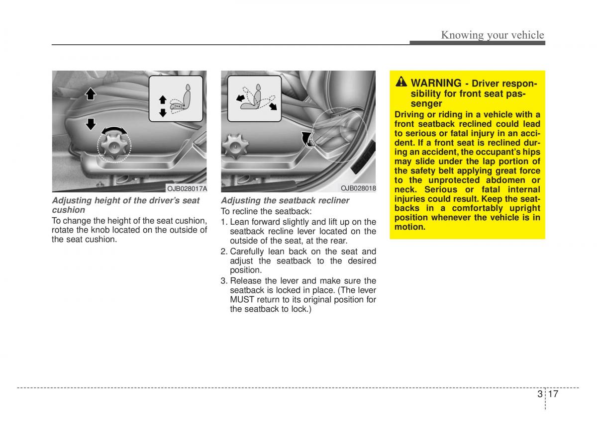 KIA Rio Pride DE owners manual / page 30