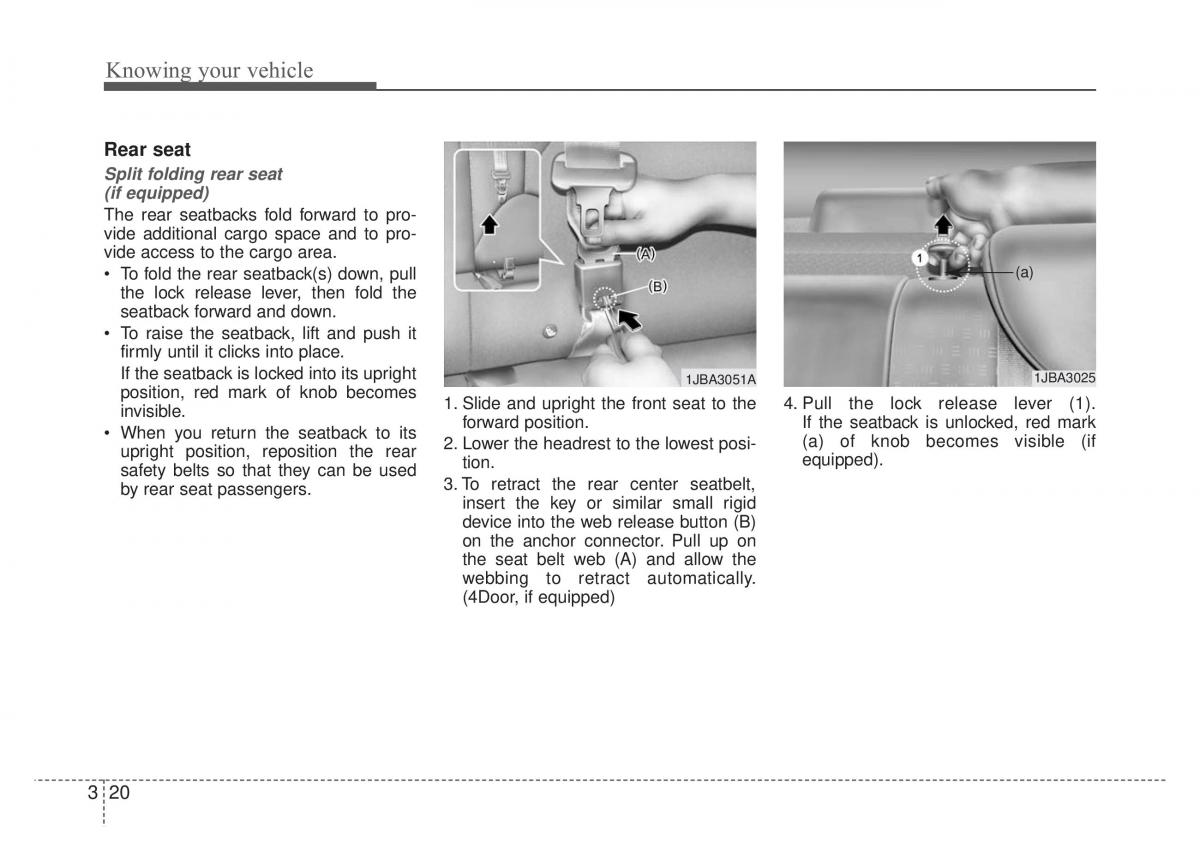 KIA Rio Pride DE owners manual / page 33