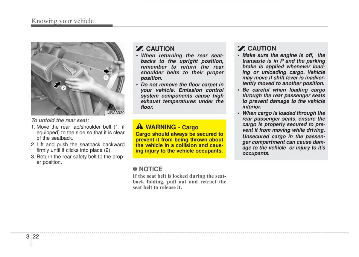 KIA Rio Pride DE owners manual / page 35