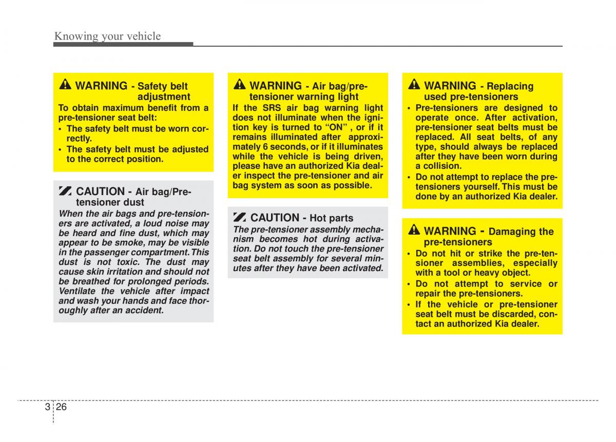 KIA Rio Pride DE owners manual / page 39