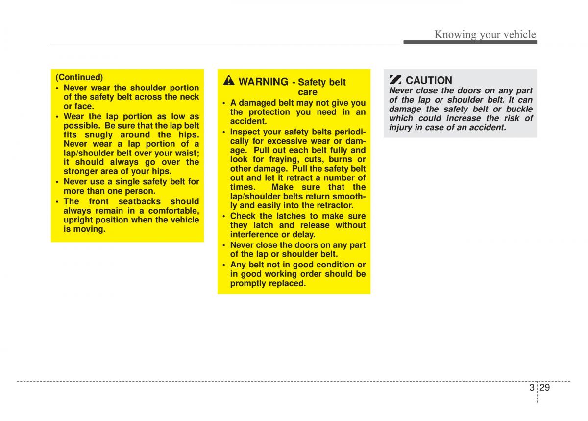 KIA Rio Pride DE owners manual / page 42