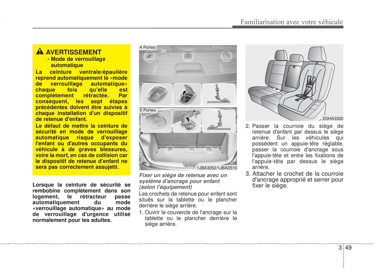 KIA Rio Pride DE manuel du proprietaire / page 59