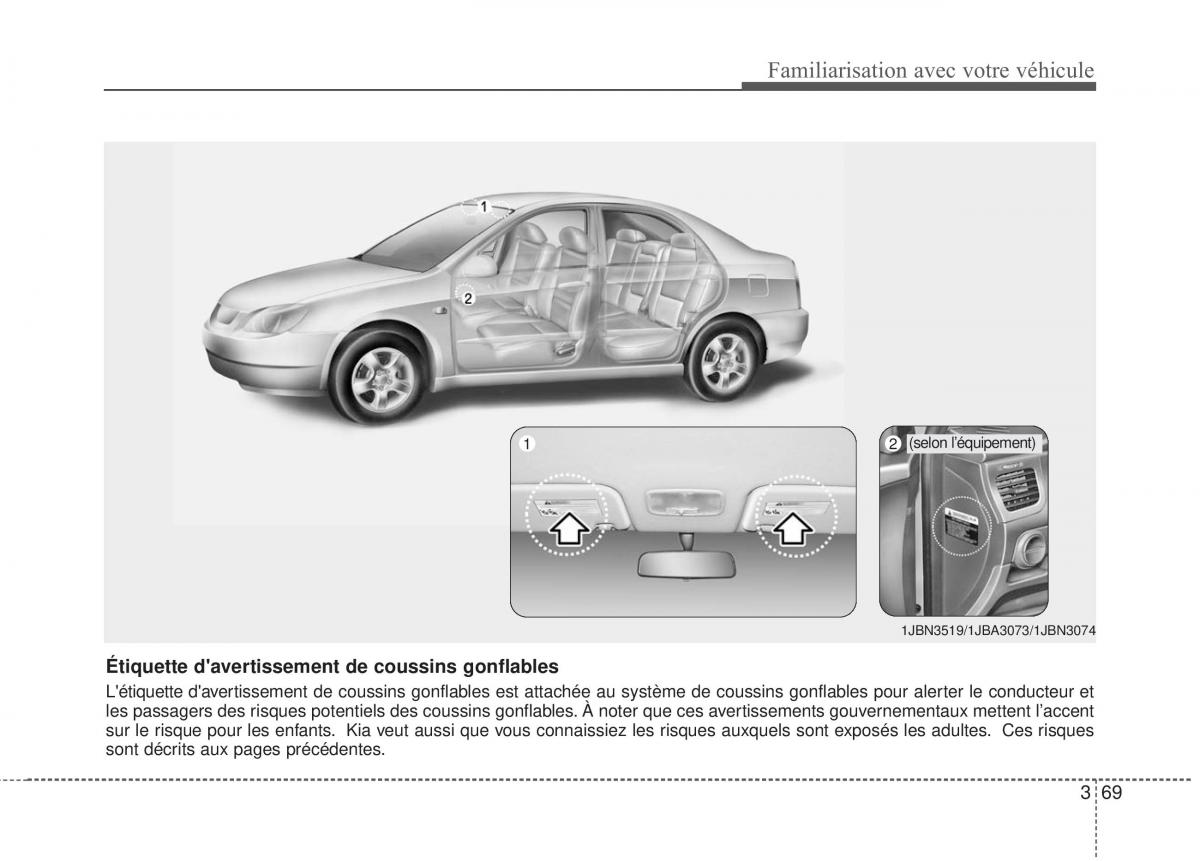 KIA Rio Pride DE manuel du proprietaire / page 79