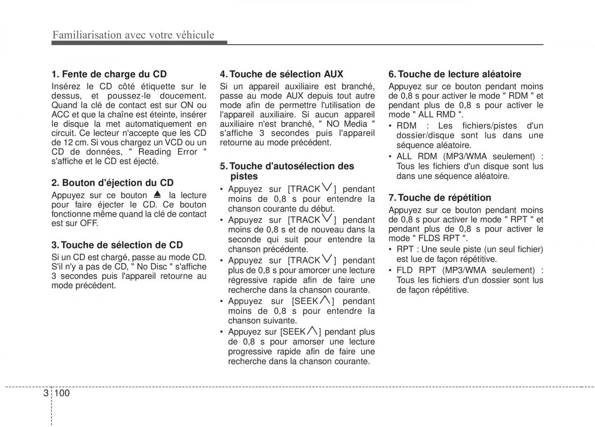 KIA Rio Pride DE manuel du proprietaire / page 110