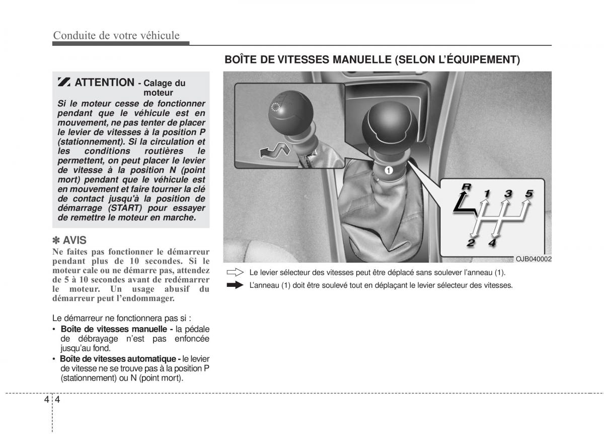 KIA Rio Pride DE manuel du proprietaire / page 126