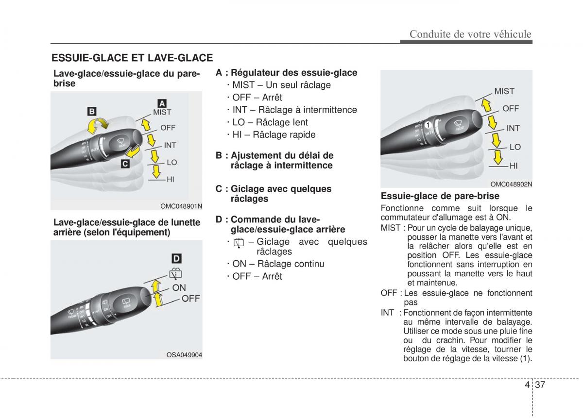 KIA Rio Pride DE manuel du proprietaire / page 159