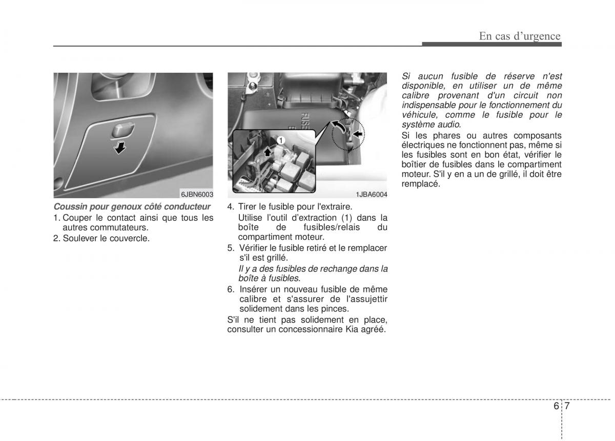 KIA Rio Pride DE manuel du proprietaire / page 189