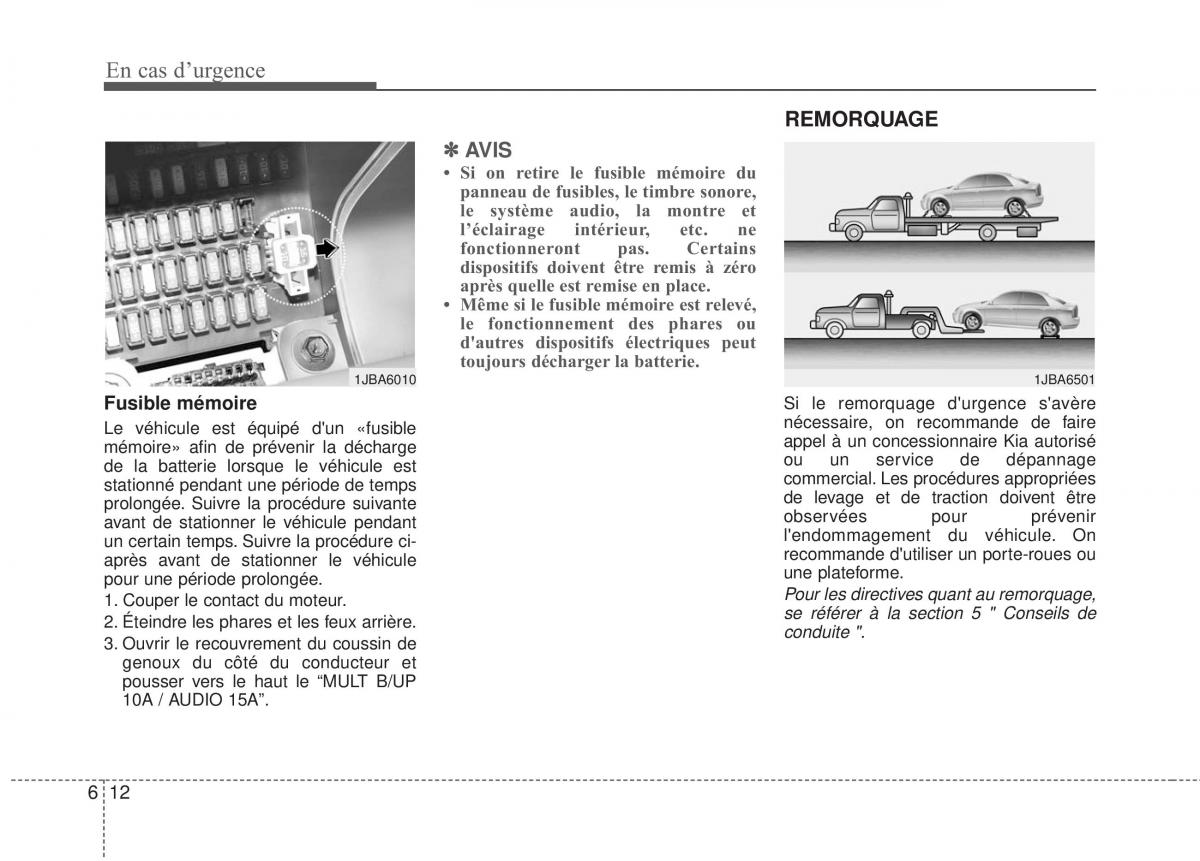 KIA Rio Pride DE manuel du proprietaire / page 194