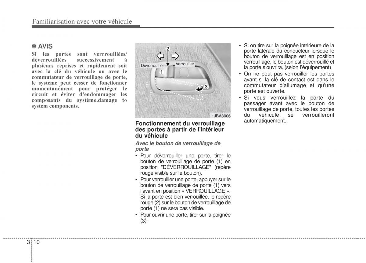 KIA Rio Pride DE manuel du proprietaire / page 20