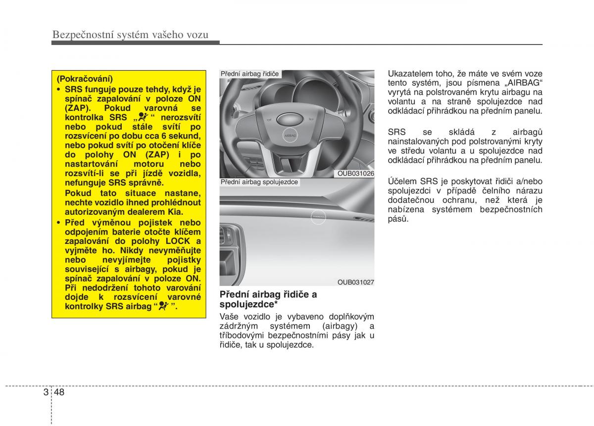 KIA Rio Pride UB navod k obsludze / page 63