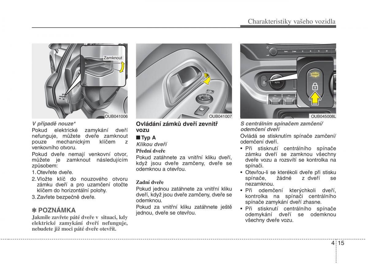 KIA Rio Pride UB navod k obsludze / page 93