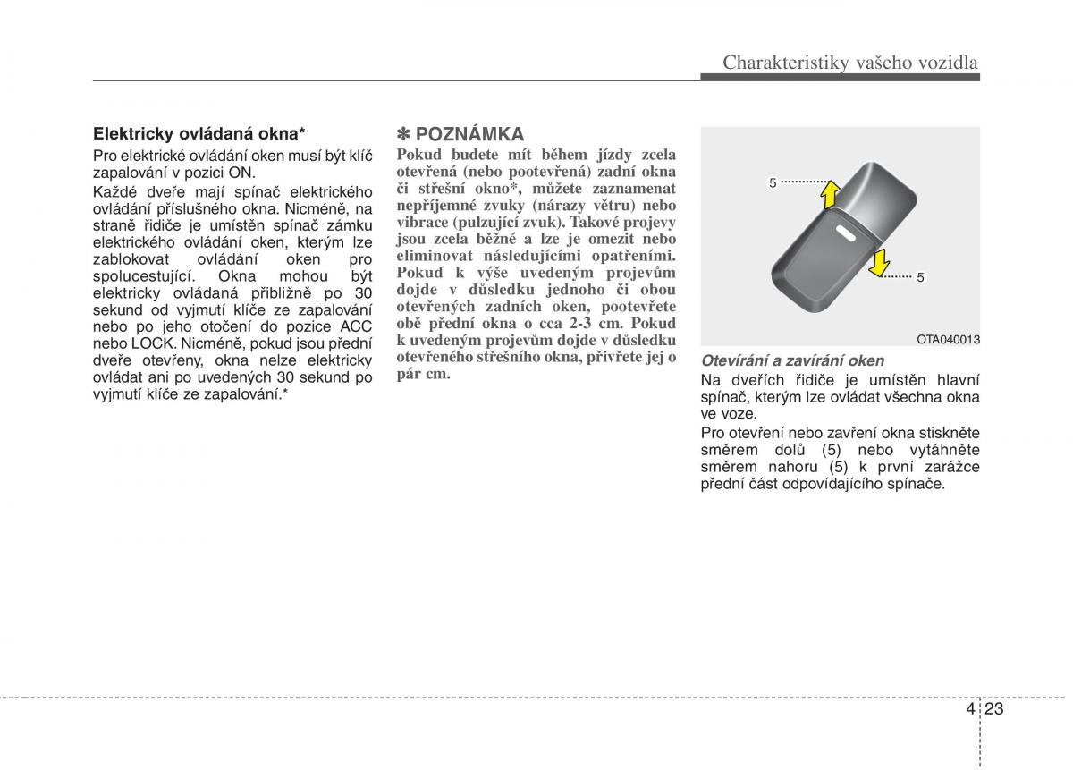 KIA Rio Pride UB navod k obsludze / page 101