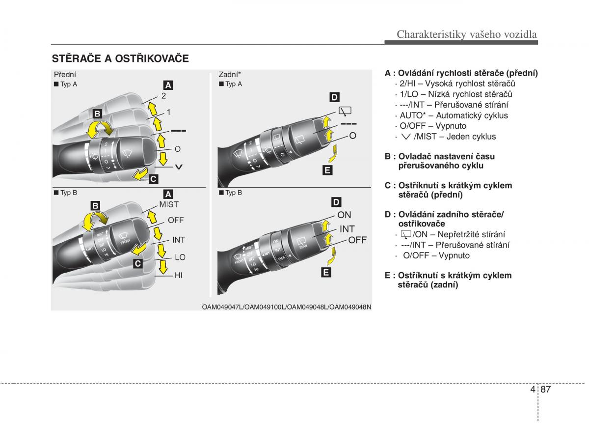 KIA Rio Pride UB navod k obsludze / page 165