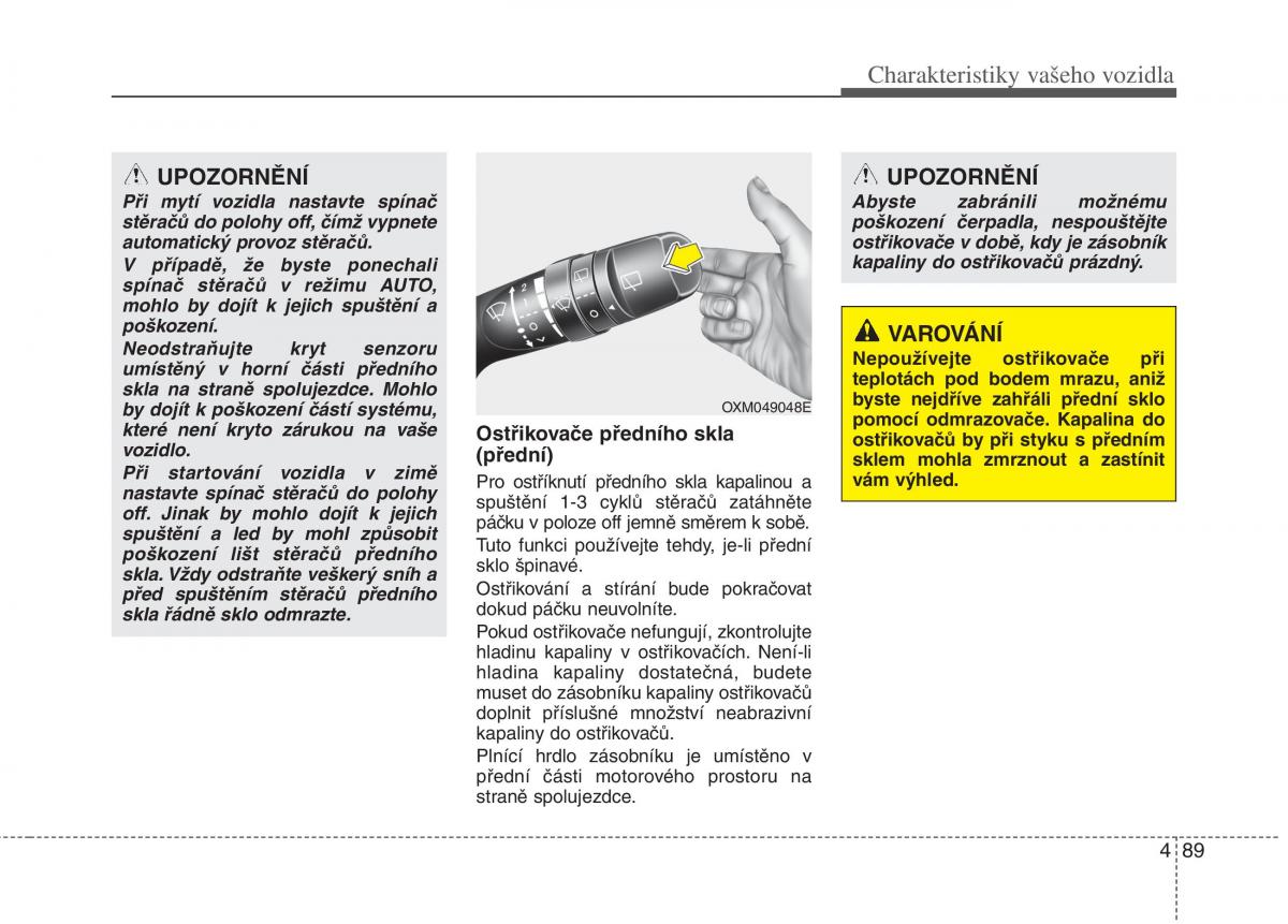 KIA Rio Pride UB navod k obsludze / page 167