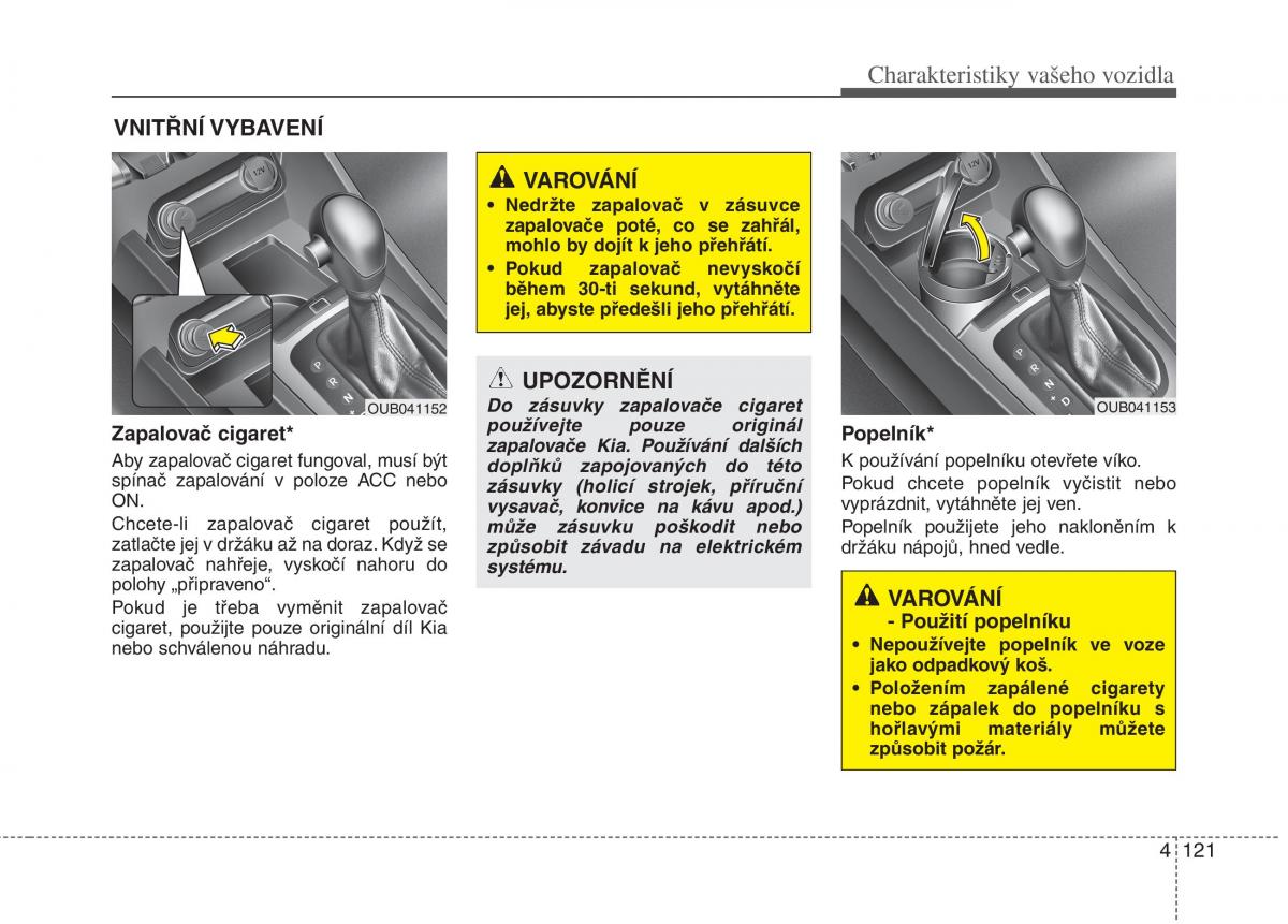 KIA Rio Pride UB navod k obsludze / page 199