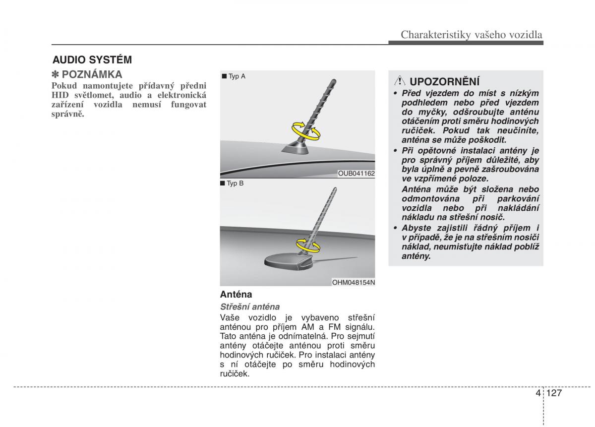 KIA Rio Pride UB navod k obsludze / page 205