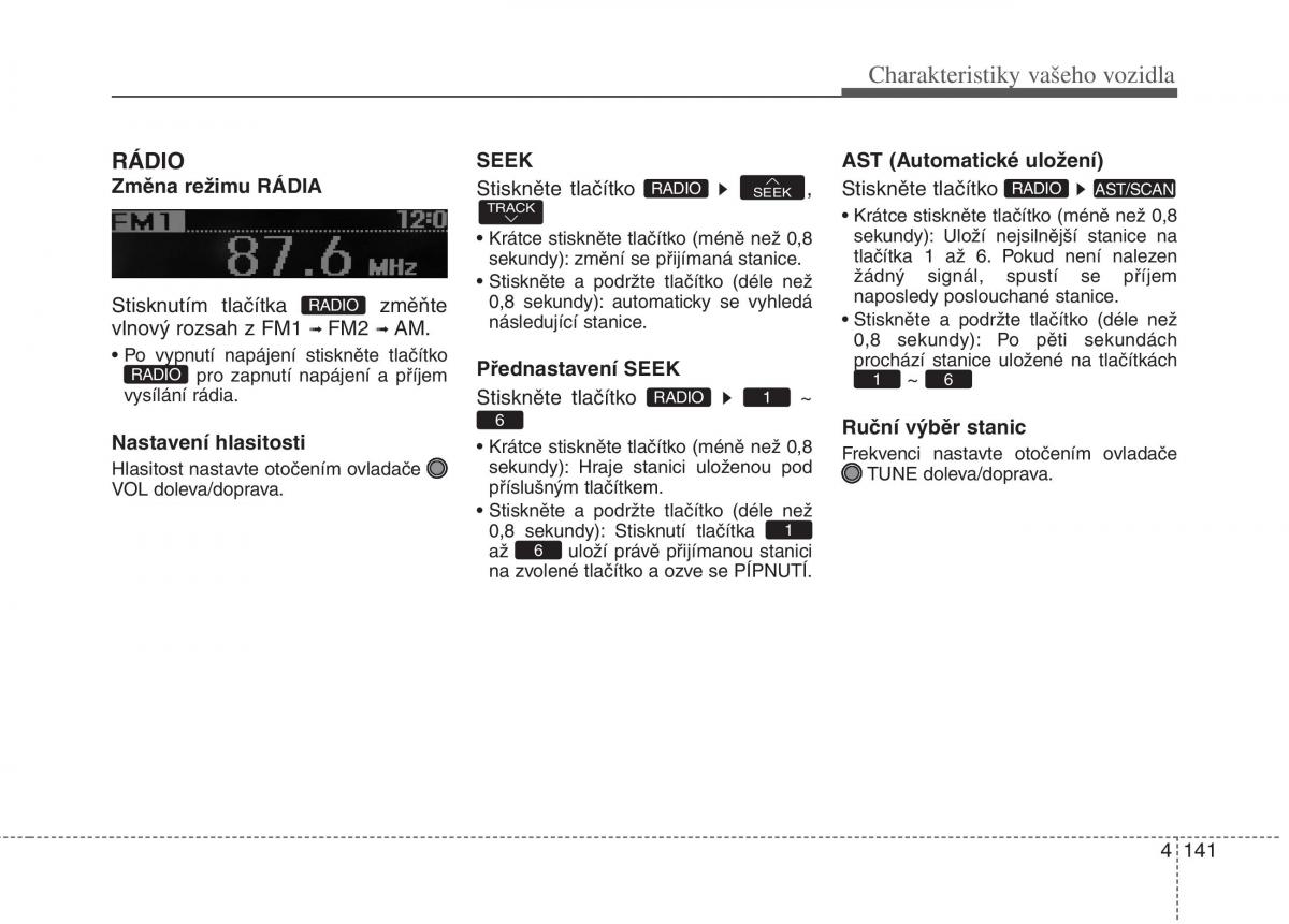 KIA Rio Pride UB navod k obsludze / page 219