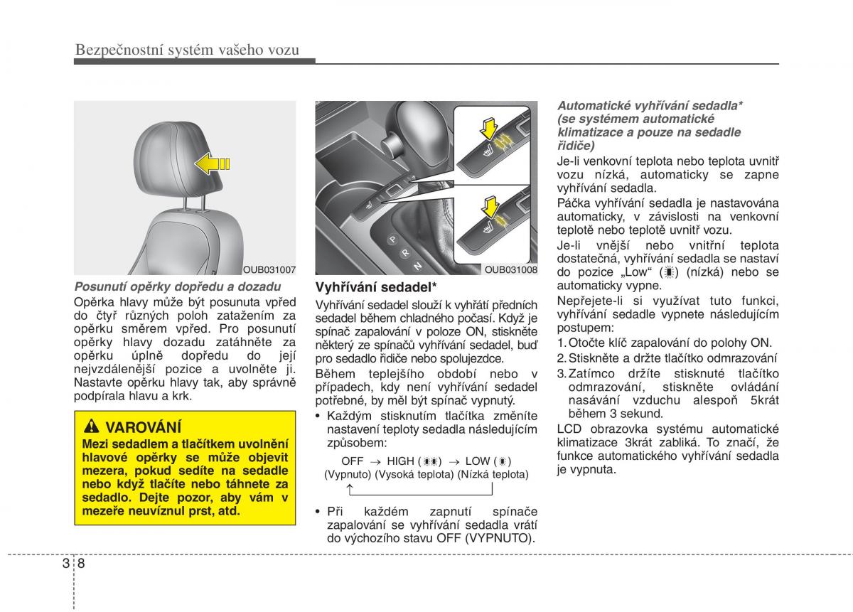 KIA Rio Pride UB navod k obsludze / page 23