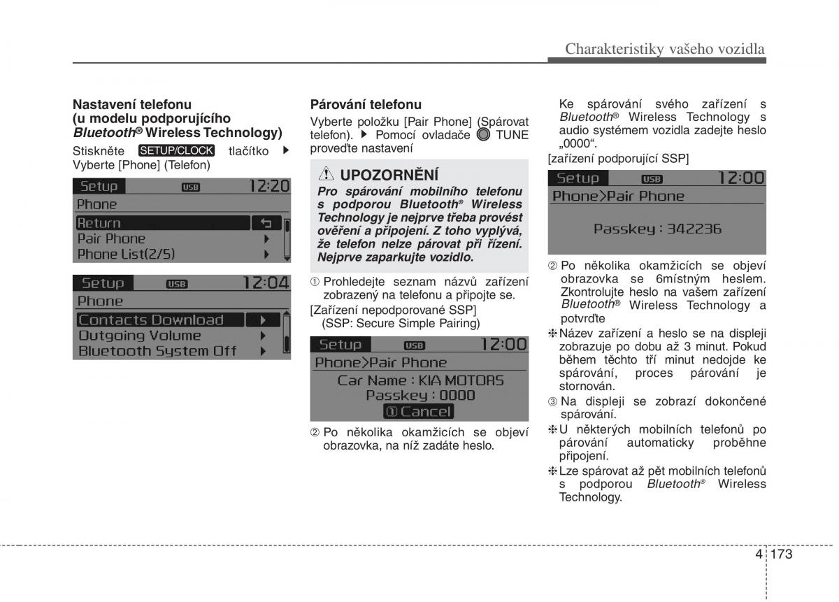 KIA Rio Pride UB navod k obsludze / page 251