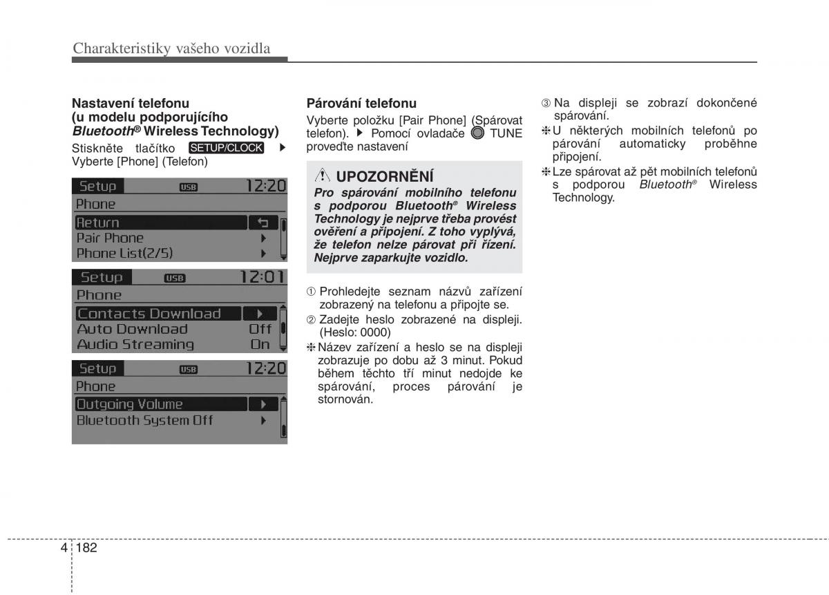 KIA Rio Pride UB navod k obsludze / page 260