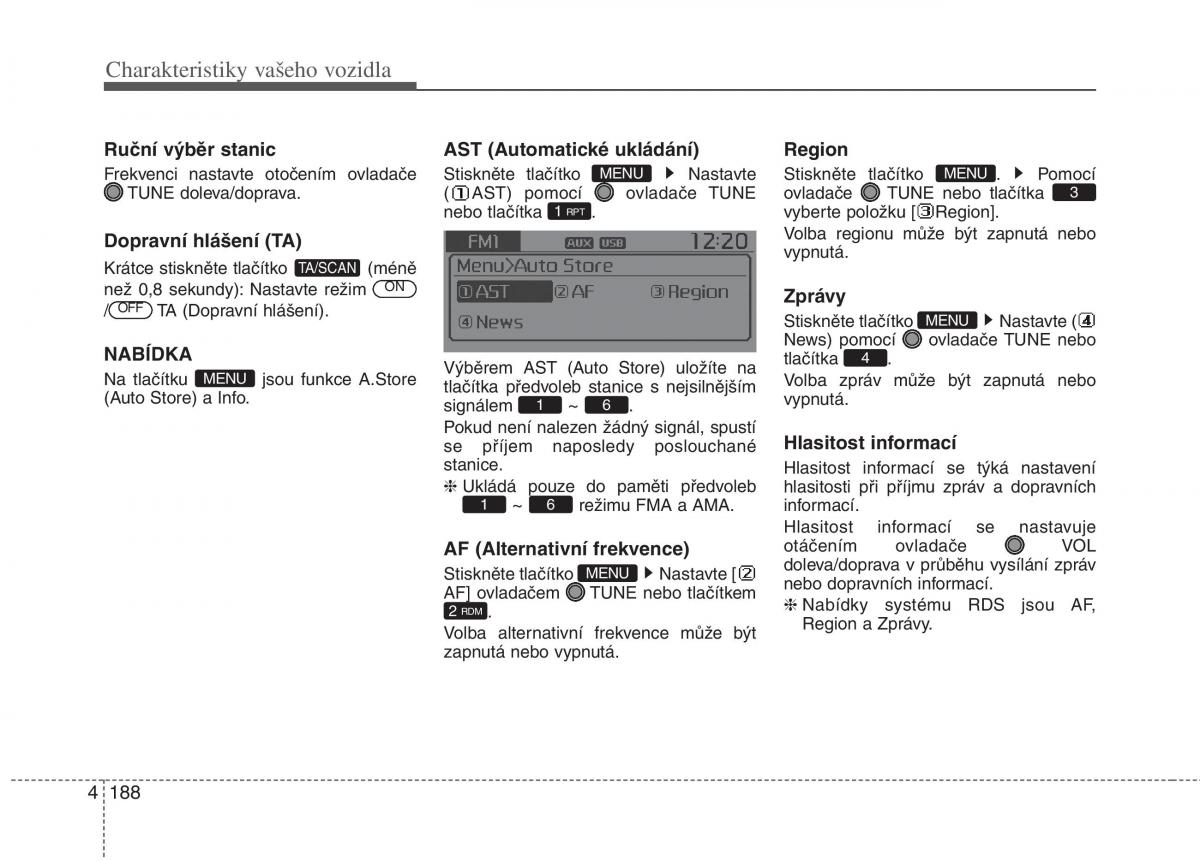 KIA Rio Pride UB navod k obsludze / page 266