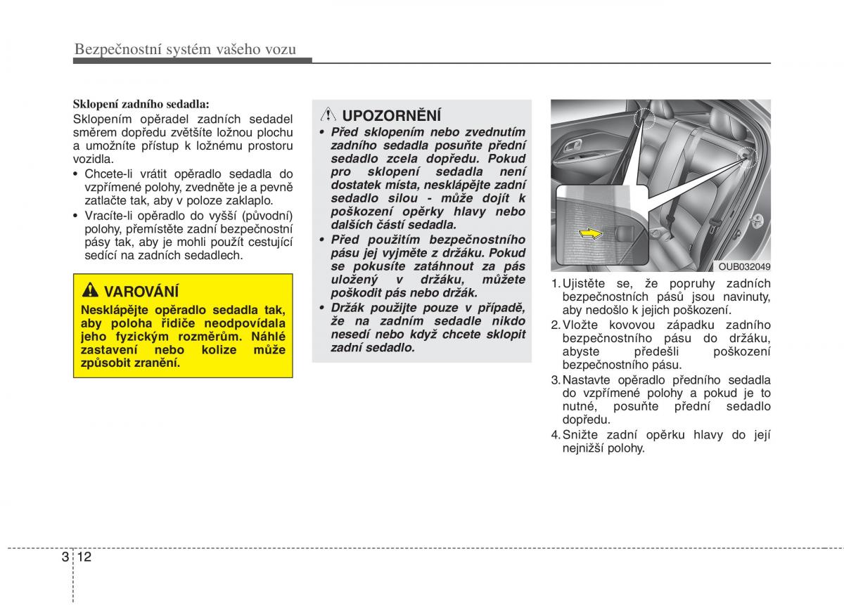 KIA Rio Pride UB navod k obsludze / page 27