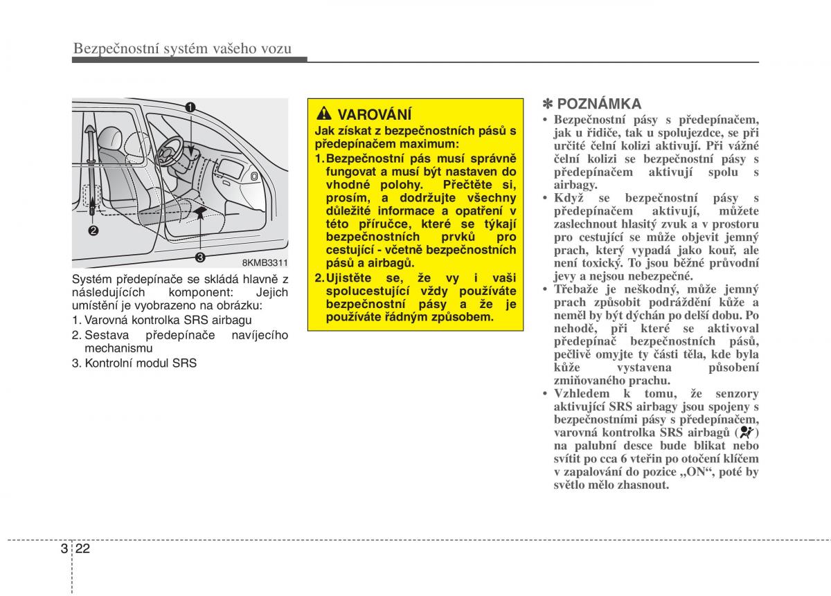 KIA Rio Pride UB navod k obsludze / page 37