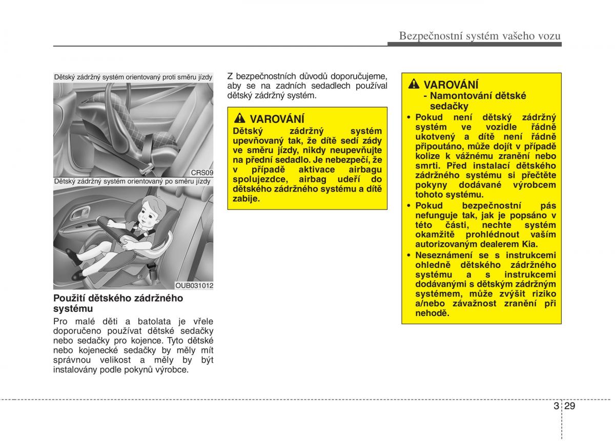 KIA Rio Pride UB navod k obsludze / page 44