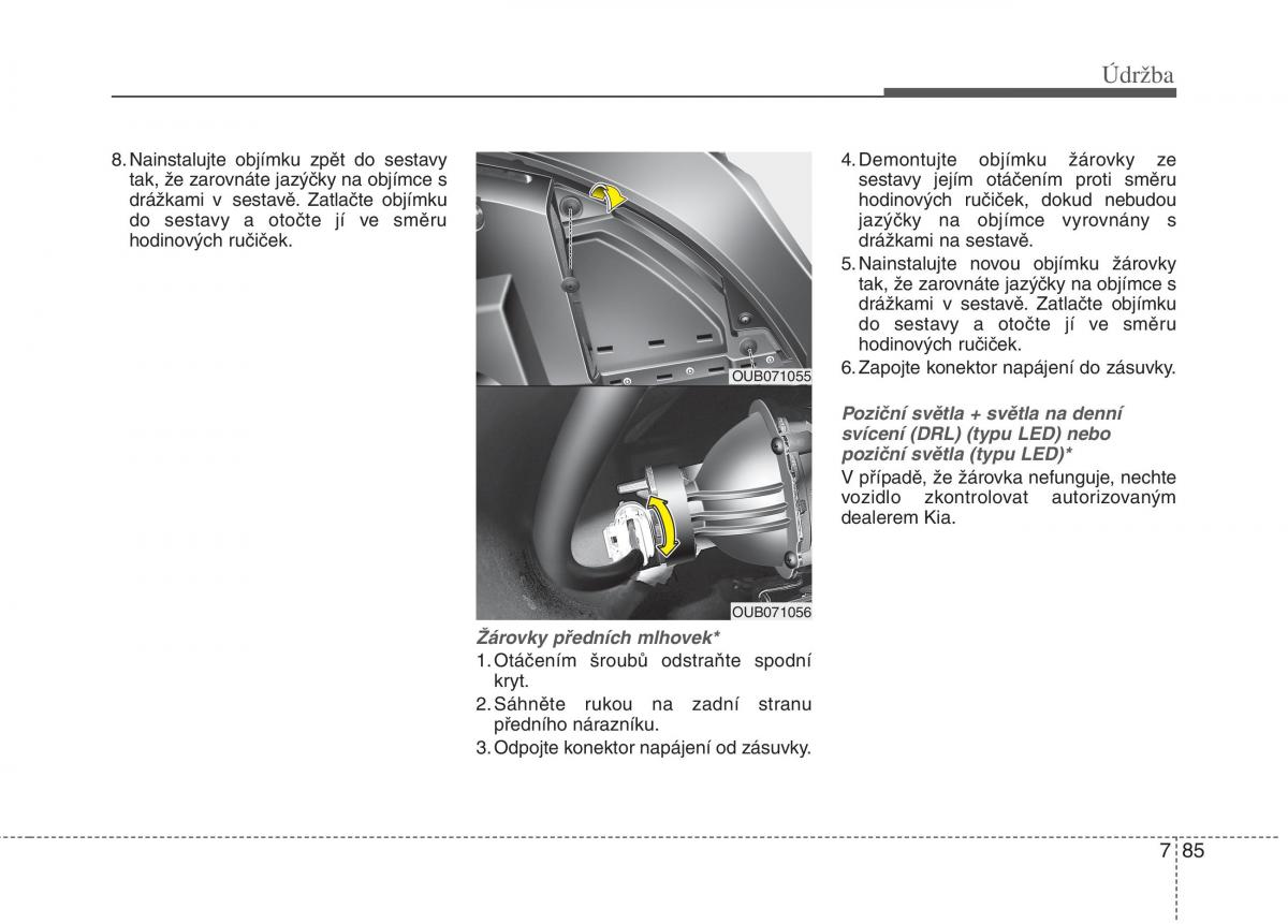 KIA Rio Pride UB navod k obsludze / page 481