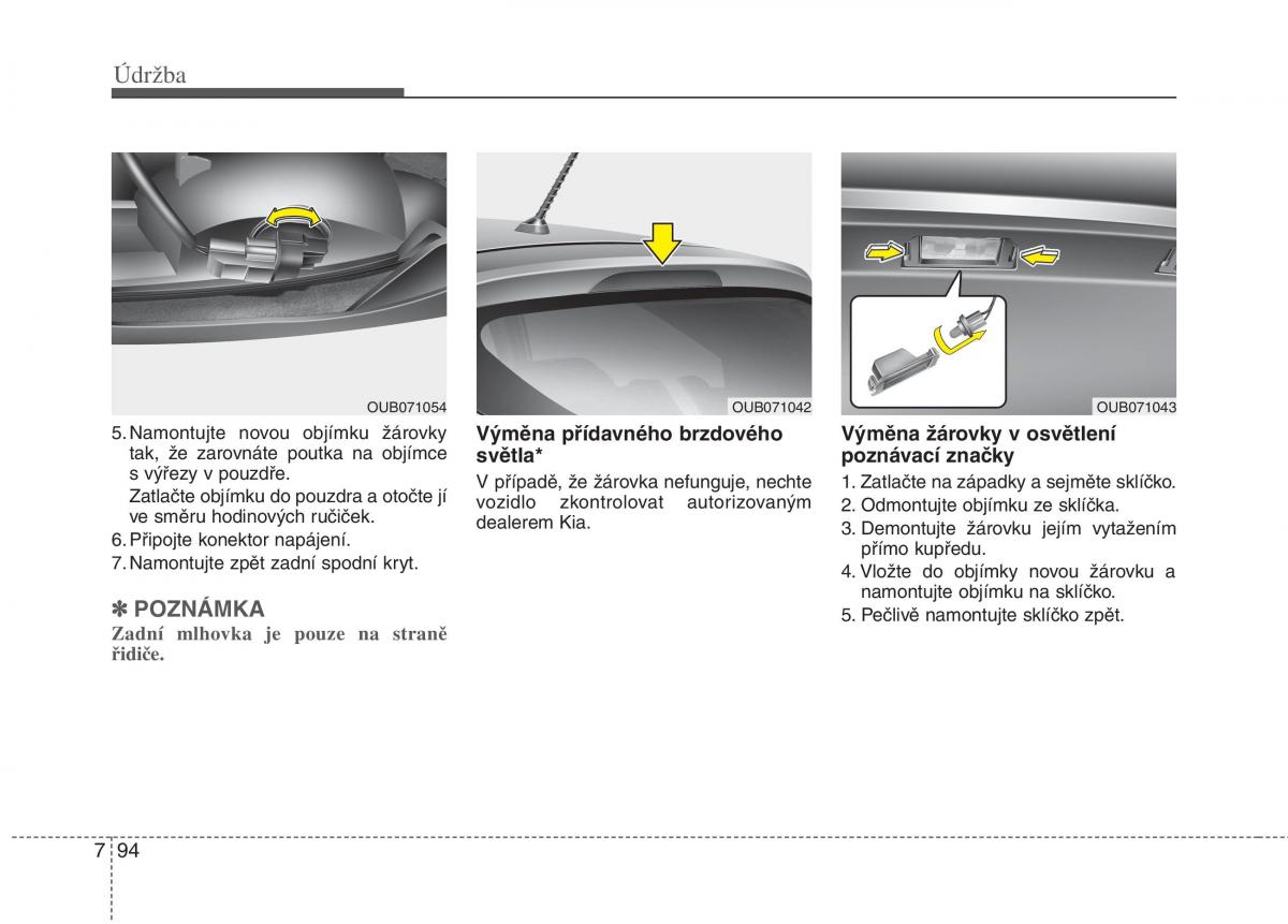 KIA Rio Pride UB navod k obsludze / page 490