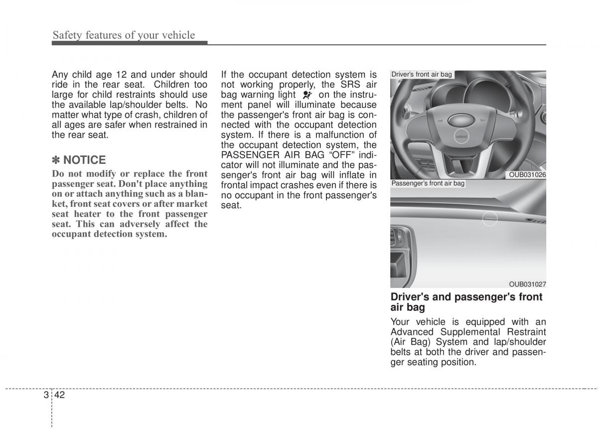 KIA Rio Pride UB owners manual / page 59