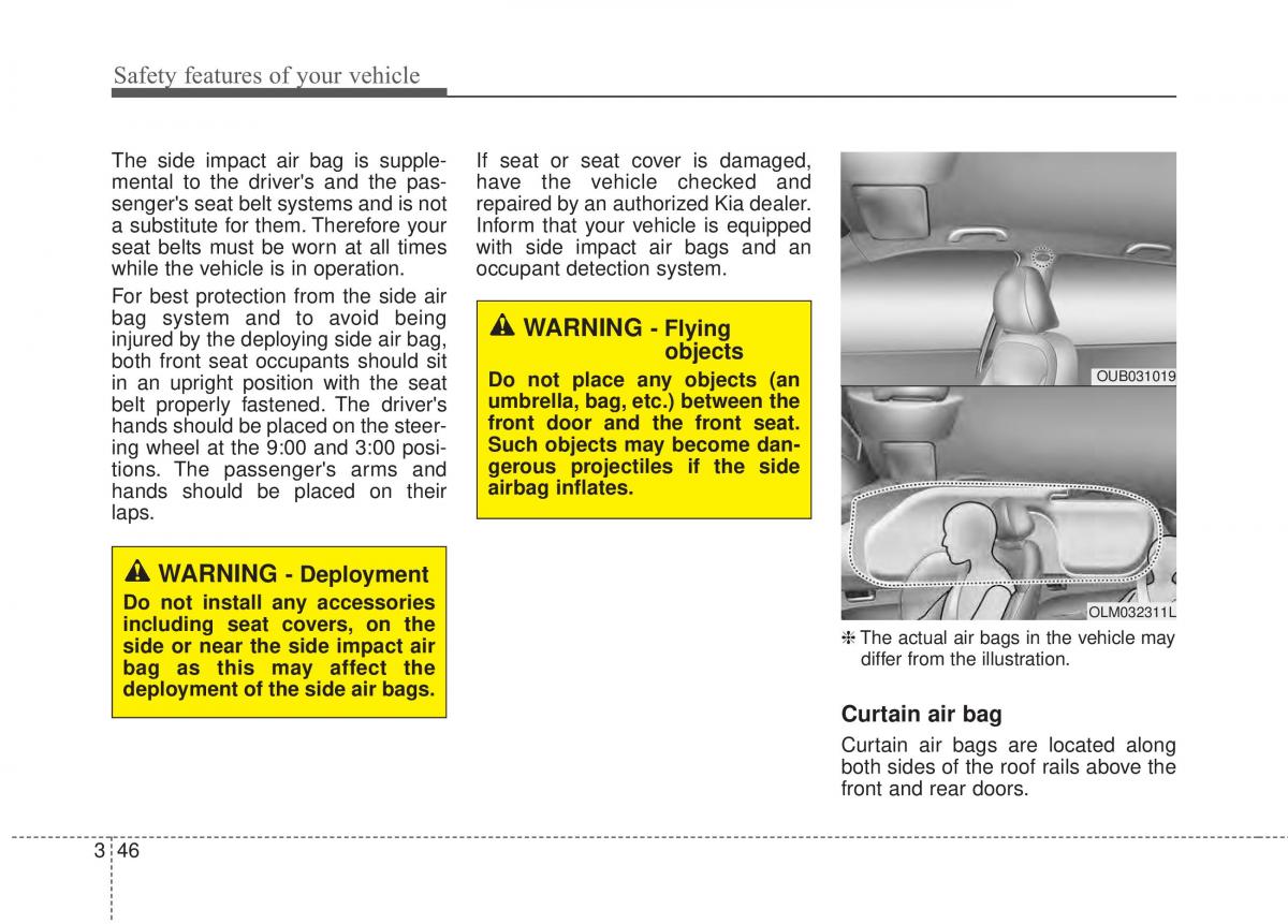 KIA Rio Pride UB owners manual / page 63