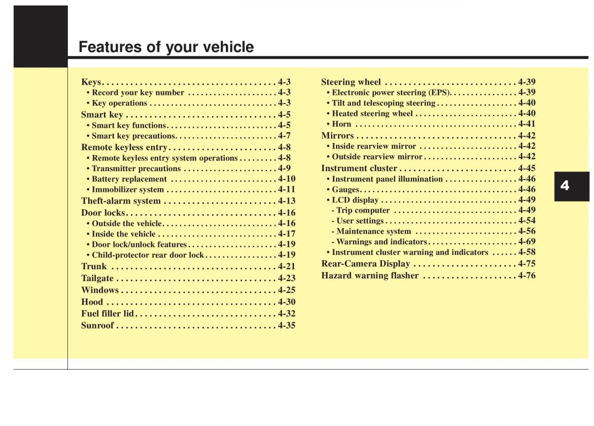 KIA Rio Pride UB owners manual / page 72