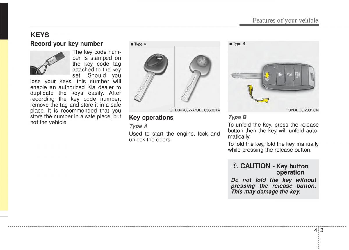 KIA Rio Pride UB owners manual / page 74