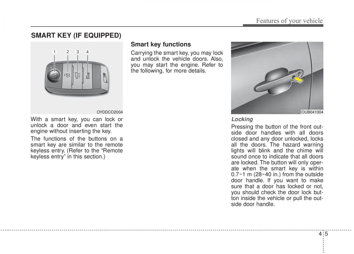 KIA Rio Pride UB owners manual / page 76