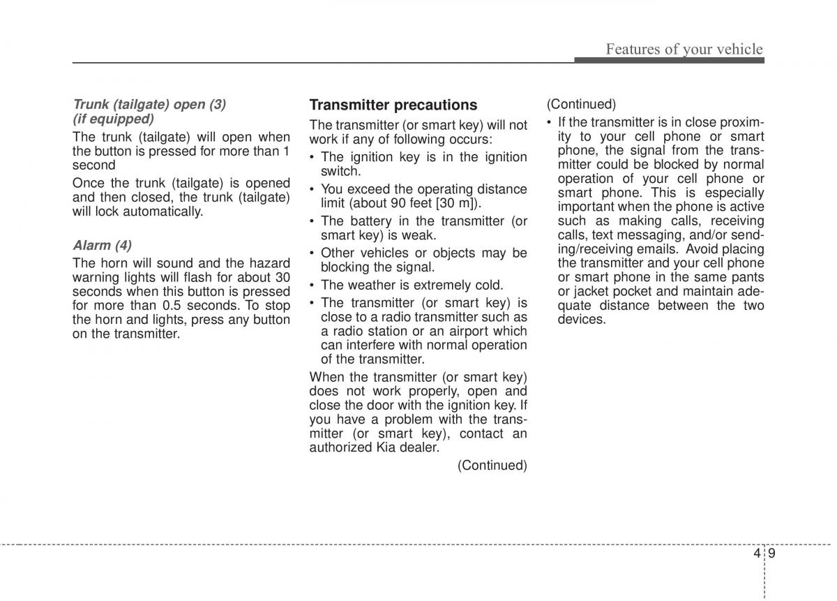 KIA Rio Pride UB owners manual / page 80