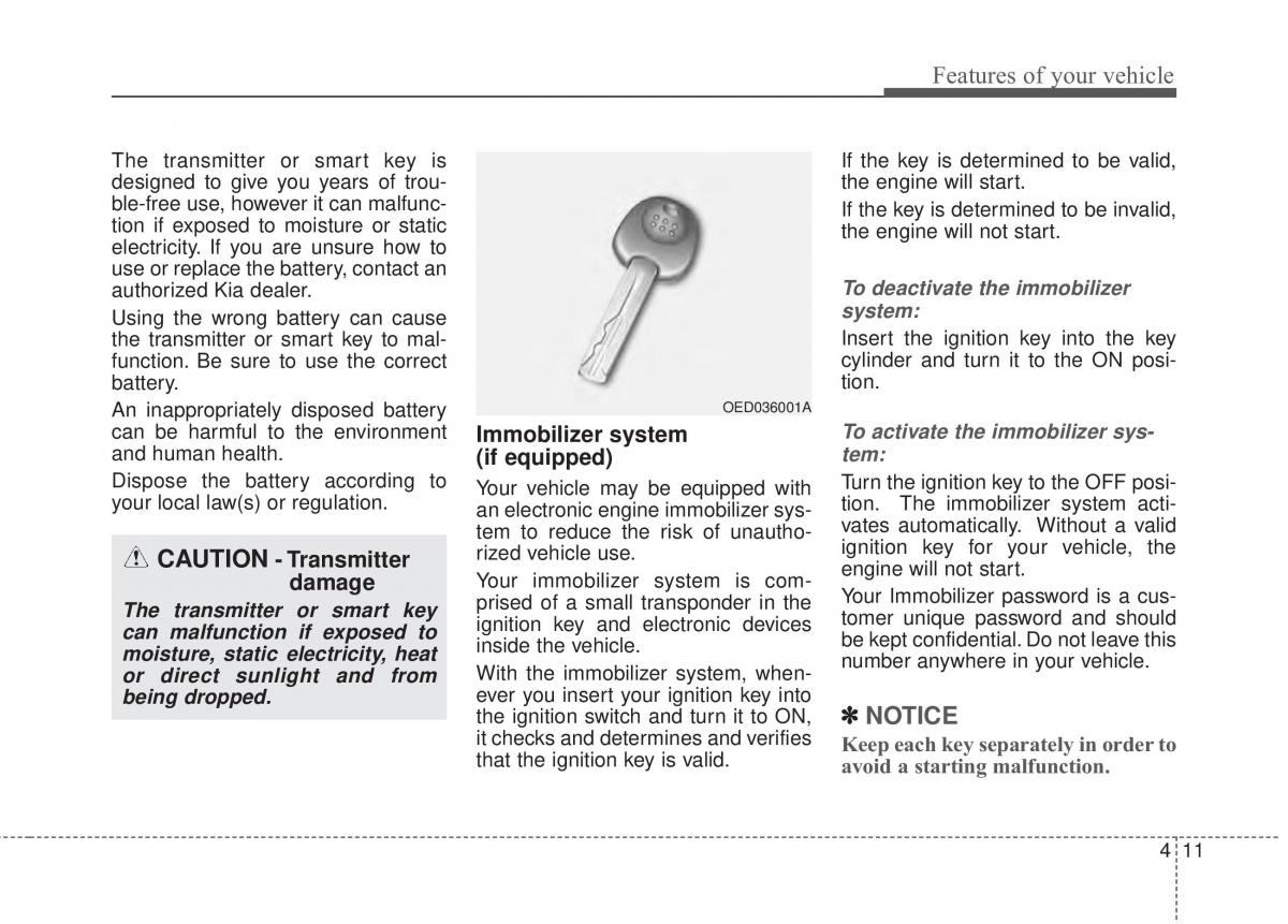 KIA Rio Pride UB owners manual / page 82